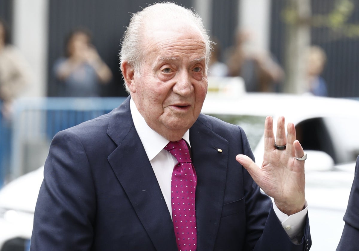 Juan Carlos I, en una de sus últimas visitas a España.