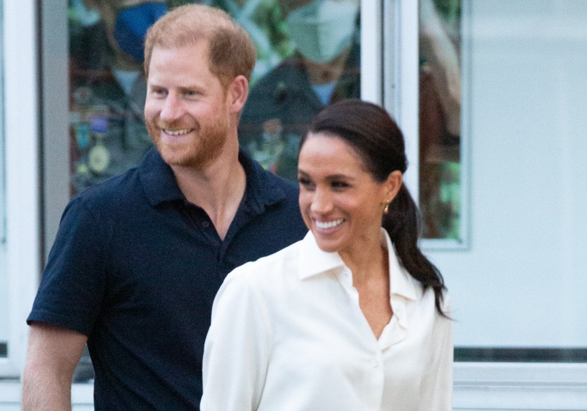 El Príncipe Harry y Meghan Markle, en su reciente visita a Colombia.