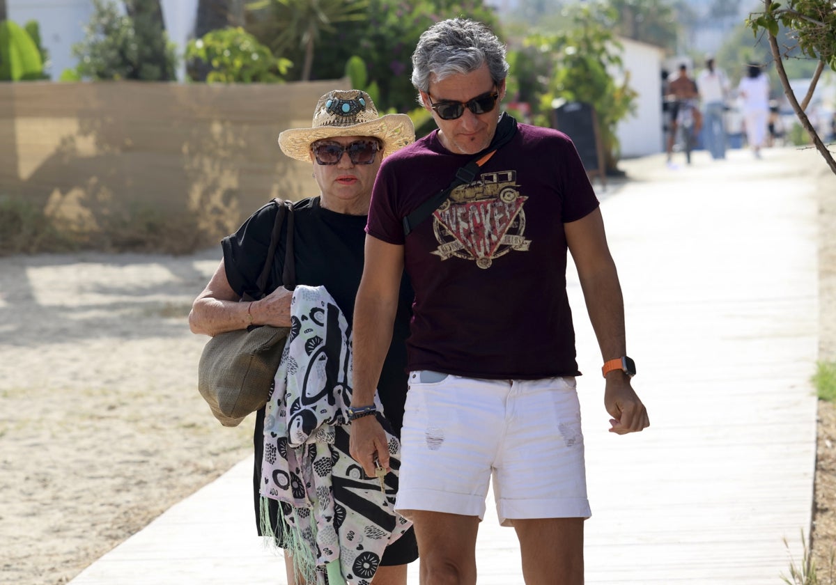 Mayte Zaldívar y Fernando Marcos en Marbella