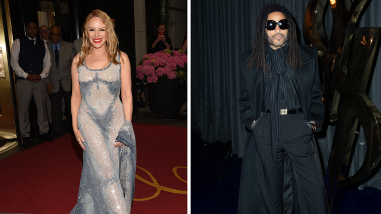 ¿Romance a la vista?: Kylie Minogue y Lenny Kravitz revolucionan Singapur