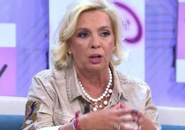 La última petición pública de Carmen Borrego ante la inminente entrevista de su hijo