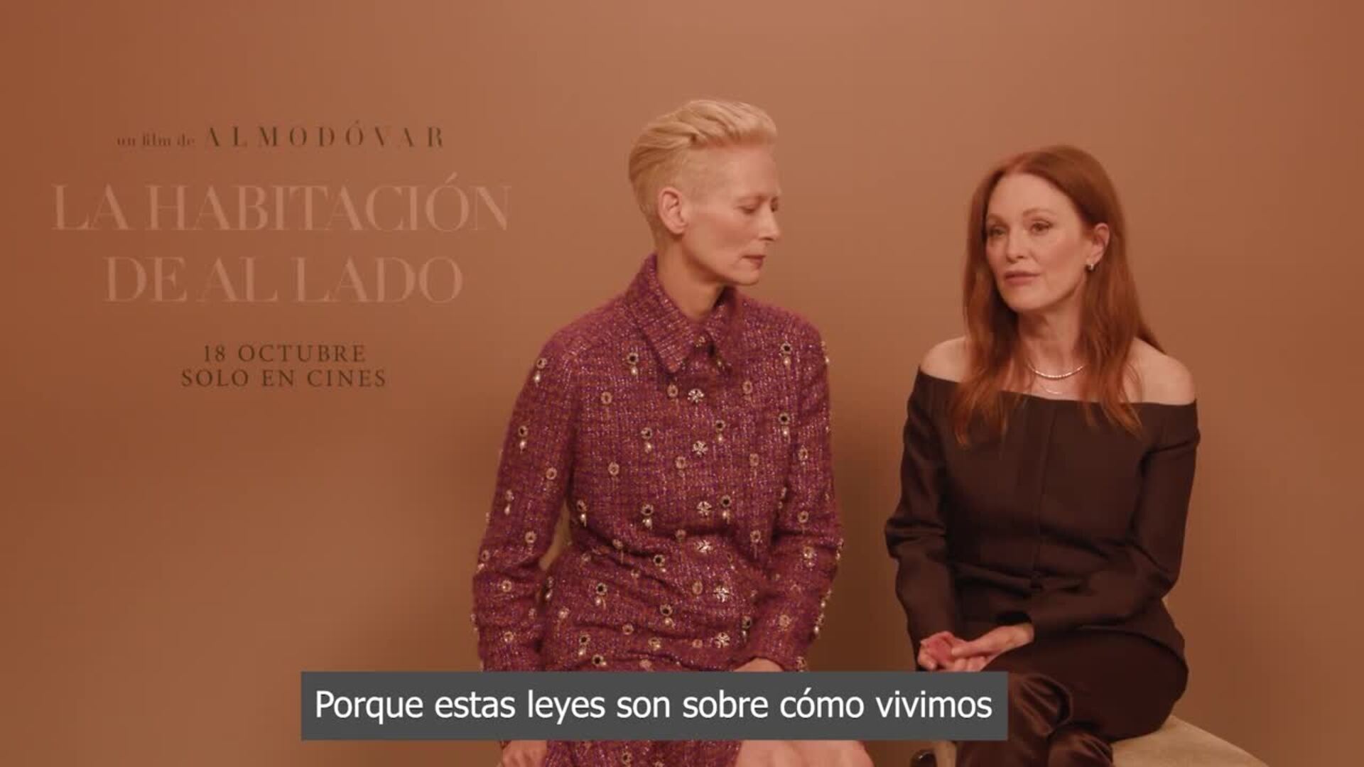 Tilda Swinton y Julianne Moore, felices de su amistad y de trabajar juntas gracias a Almodóvar