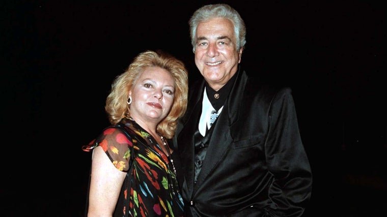 Mayra Gómez Kermp y su marido Alberto Berco