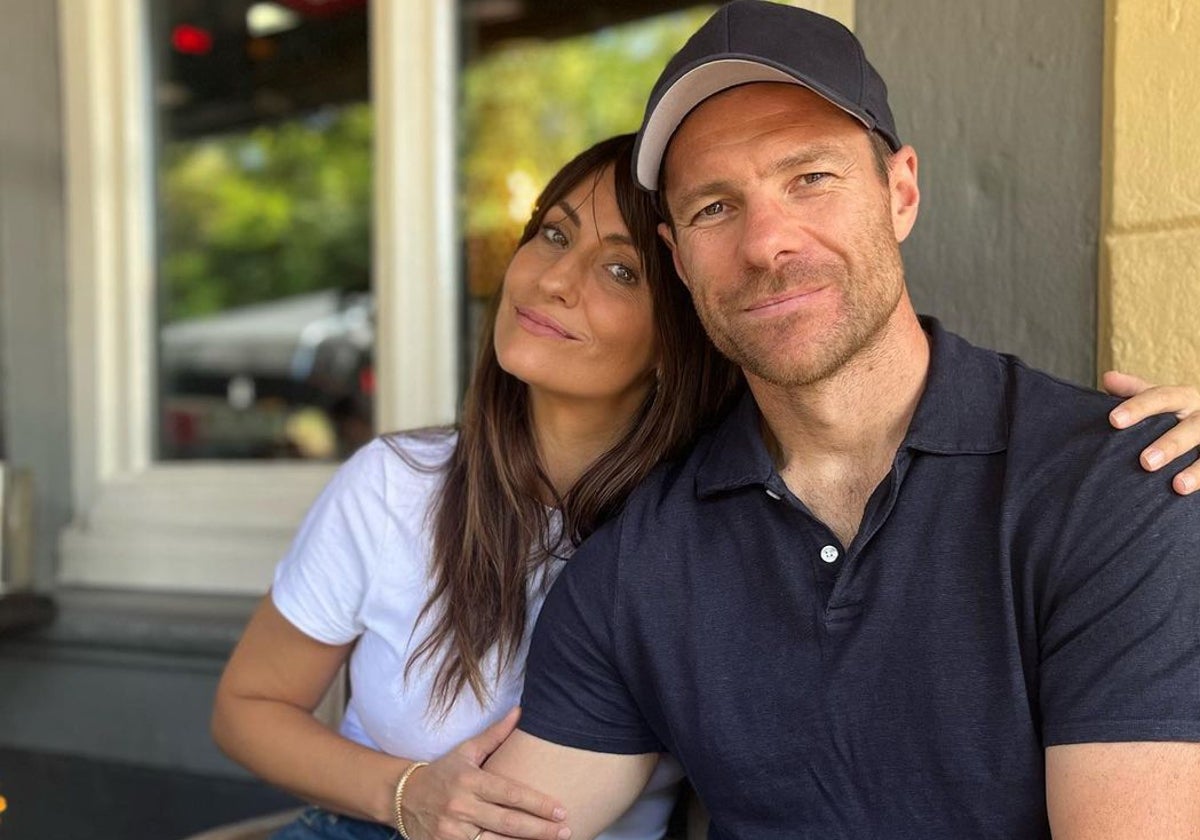 Xabi Alonso y su mujer, Nagore Aramburu