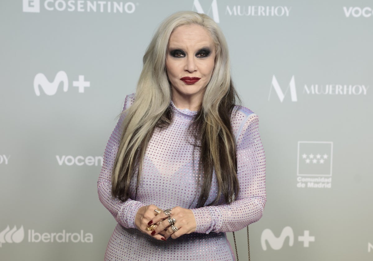 La cantante Alaska, durante la entrega de los Premios Mujer Hoy.