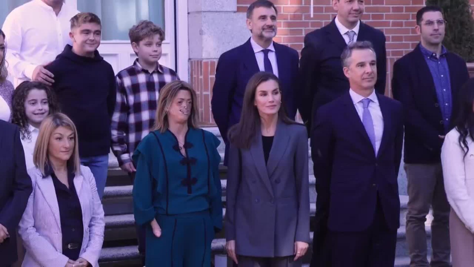 La reina se reúne con afectados de la enfermedad de la porfiria