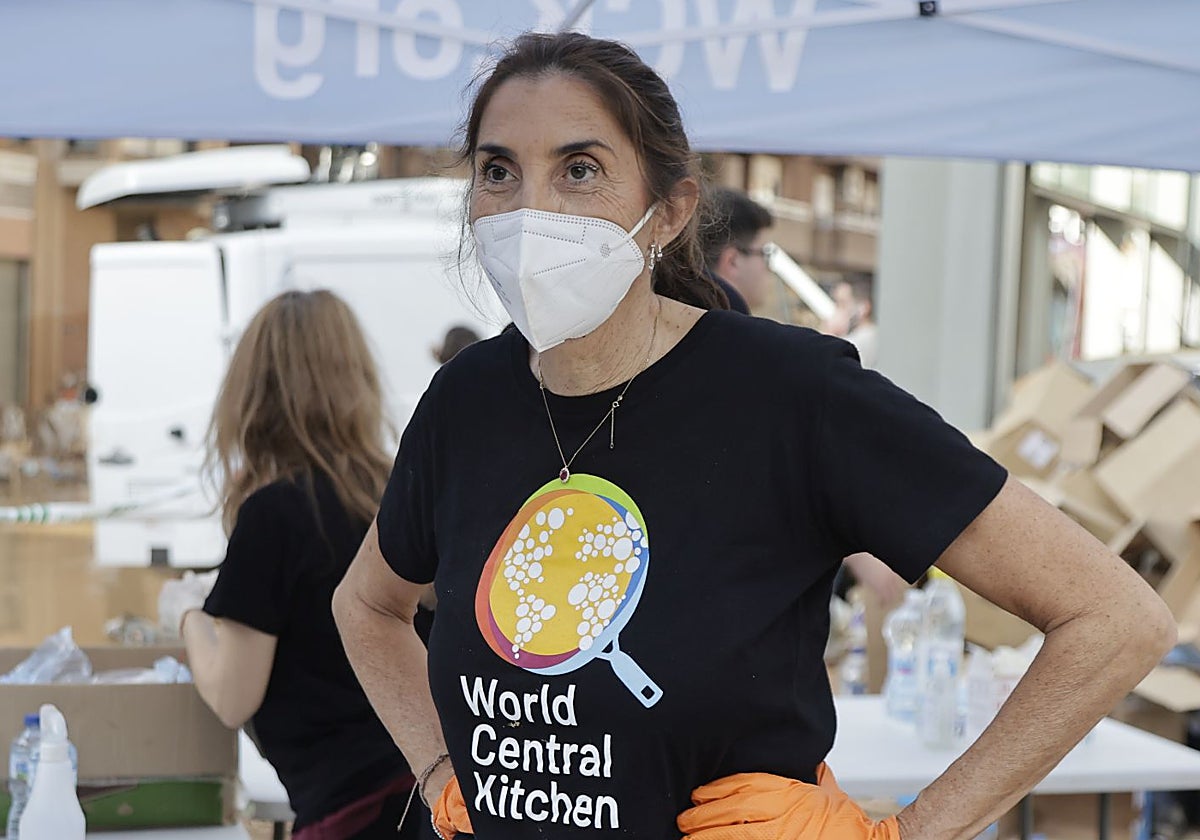 Paz Padilla interrumpe su labor como voluntaria en Valencia tras enfermar: «Ya me advirtieron de que suele pasar...»