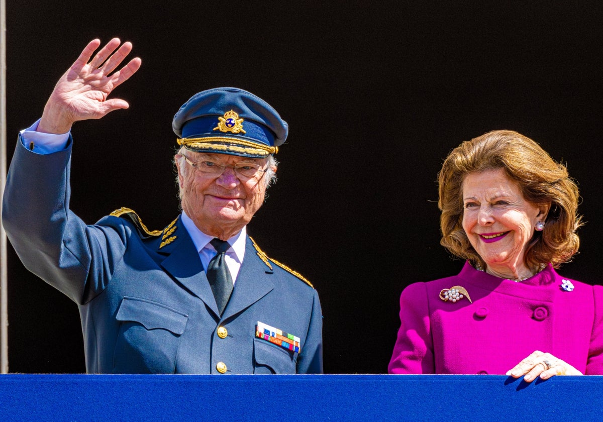 Rey Carlos Gustavo y la Reina Silvia de Suecia