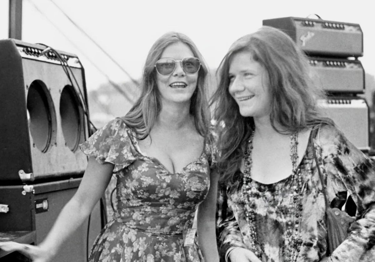 Peggy Caserta y Janis Joplin, a finales de los sesenta