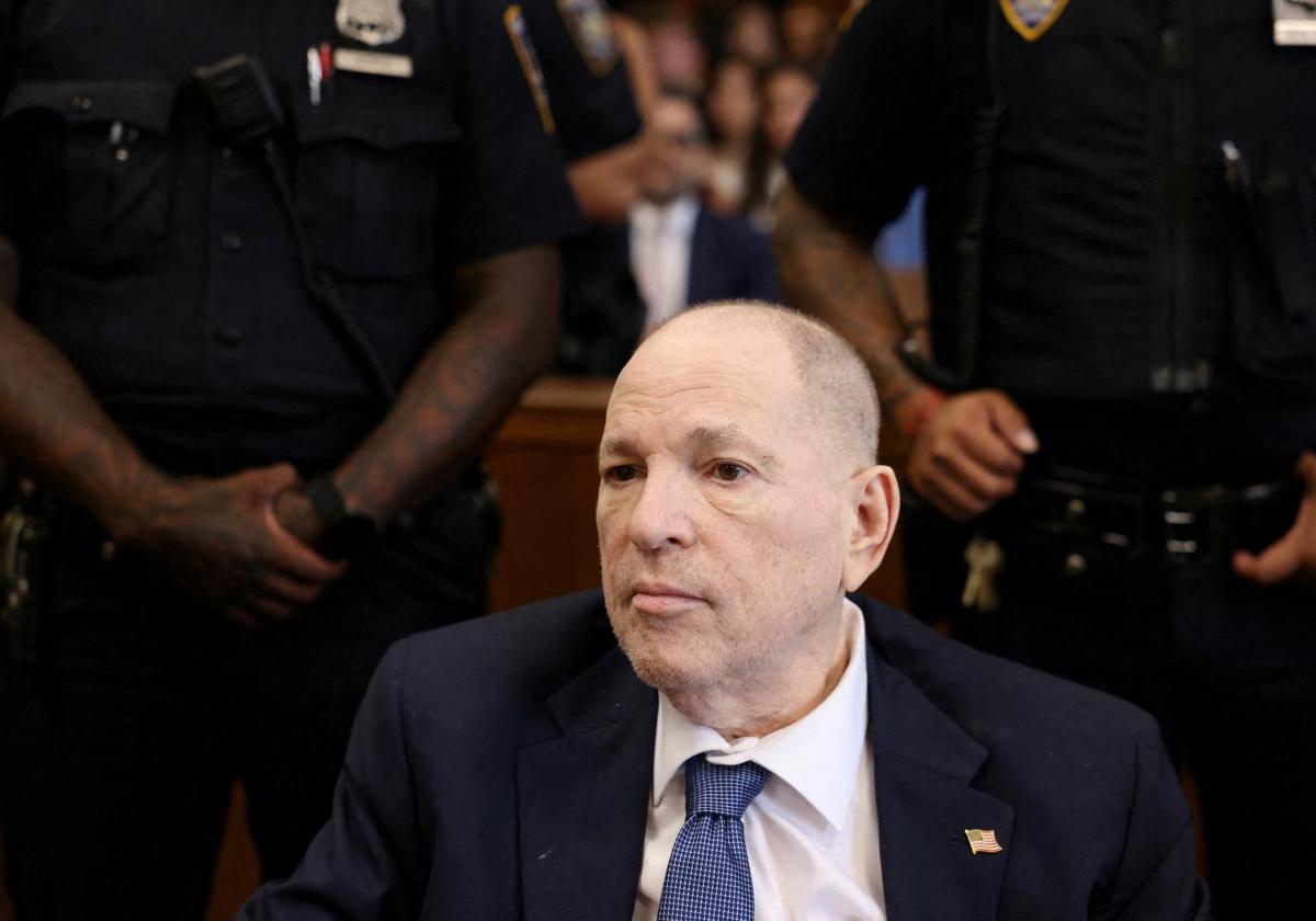 Harvey Weinstein ante el Tribunal Penal de Manhattan el pasado 9 de julio, su última aparición pública