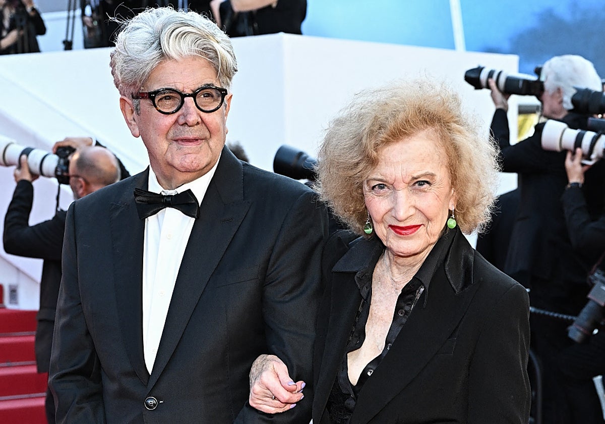 Marisa Paredes y Chema Prado, en el Festival de Cannes en el pasado mes de mayo.