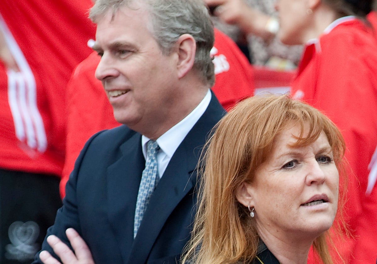 Sarah Ferguson y el Príncipe Andrés, en una imagen de 2010.