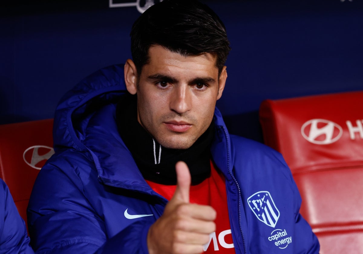 Álvaro Morata, en una imagen correspondiente a su etapa en el Atlético de Madrid.