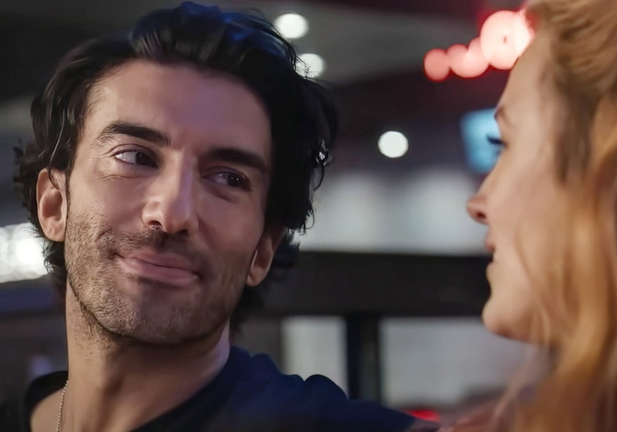 Justin Baldoni y Blake Lively en 'Romper el círculo'