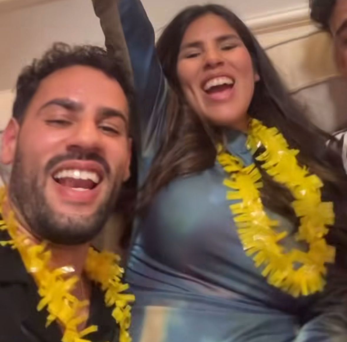 Isa Pantoja y Asraf Beno dan la bienvenida a 2025, el año en el que tendrán su primer hijo juntos