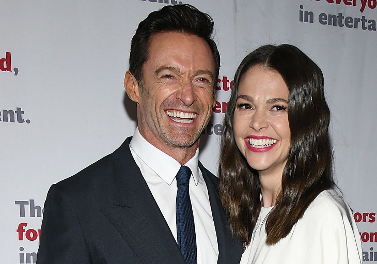 Hugh Jackman y Sutton Foster, en una imagen de 2022.