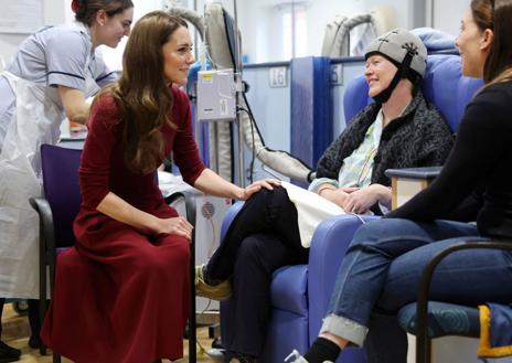 Secondary image 1 - The Princess, during her visit to the medical center