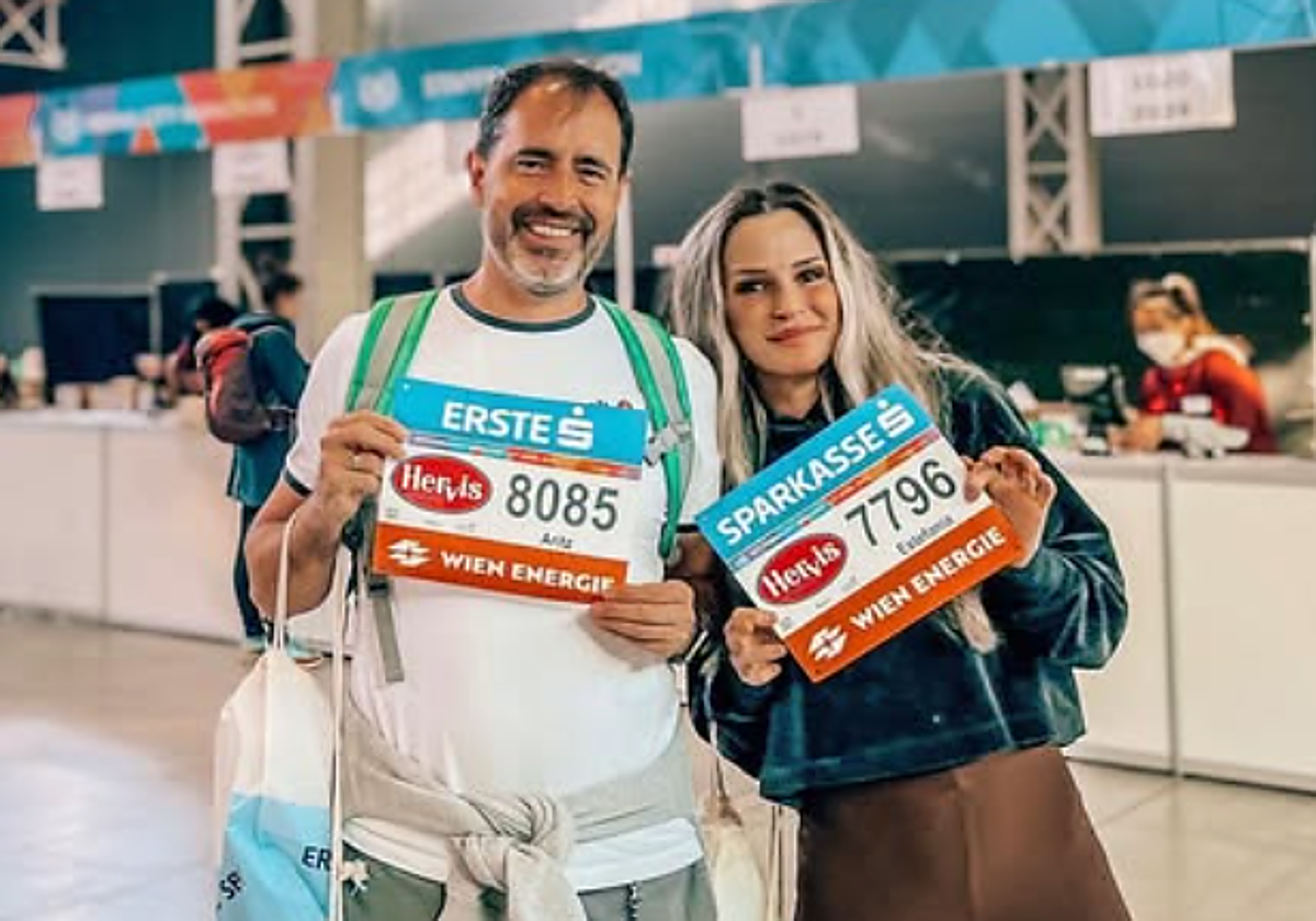 Aritz, el marido de Verdeliss, que compagina su pasión por el running con su faceta de 'influencer' y abogado