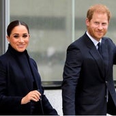 La imagen de Harry y Meghan que muestra la cara de Lilibet por primera vez en años