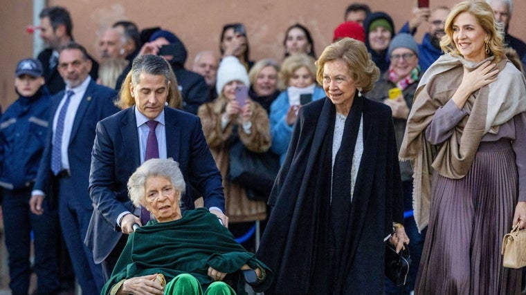 La Reina Sofía, la Princesa Irene y la Infanta Cristina