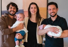 La Familia Real jordana conoce a su nuevo miembro