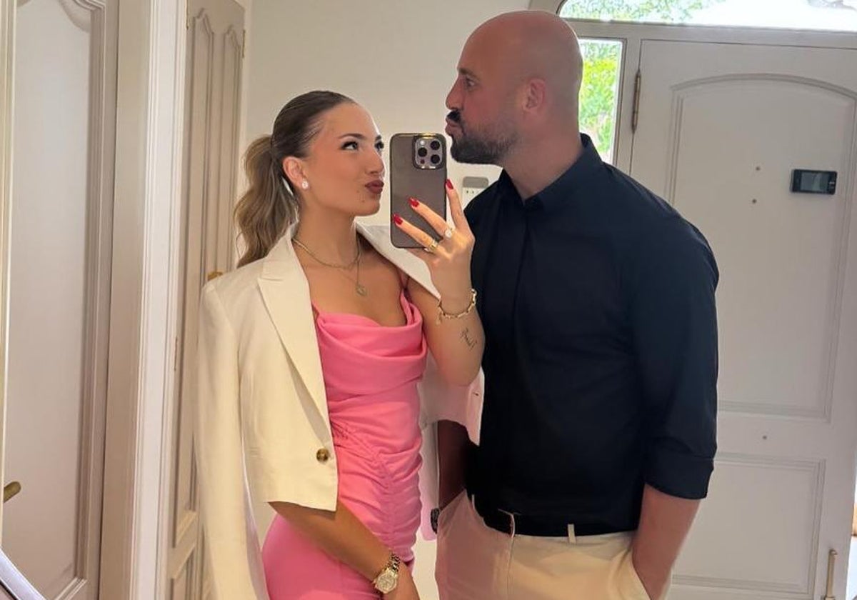 Grecia y su padre, Pepe Reina