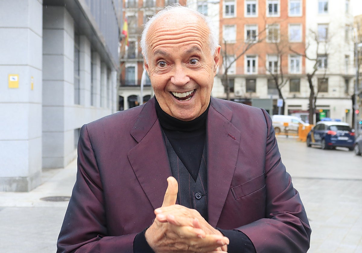 José Luis Moreno, a su salida de los juzgados.