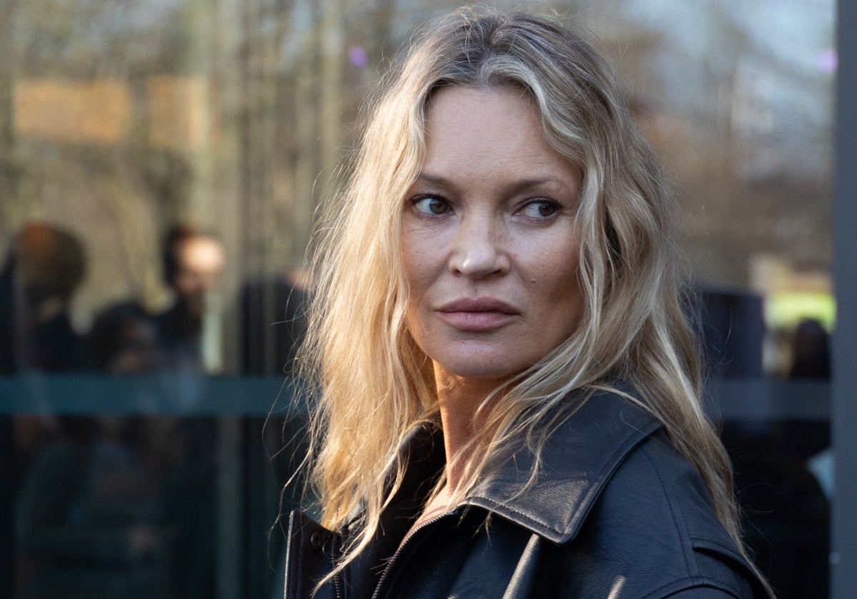 Kate Moss, durante la Semana de la Moda de París.