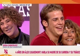 Álex Casademunt abraza a su madre