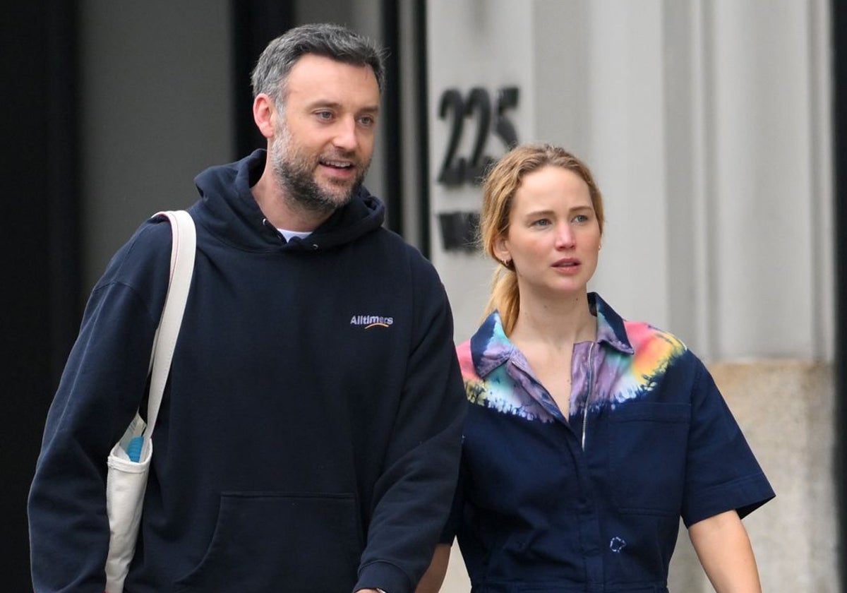 Jennifer Lawrence se convierte en madre por segunda vez junto al galerista Cooke Maroney
