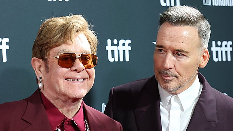 Elton John y su marido David Furnish