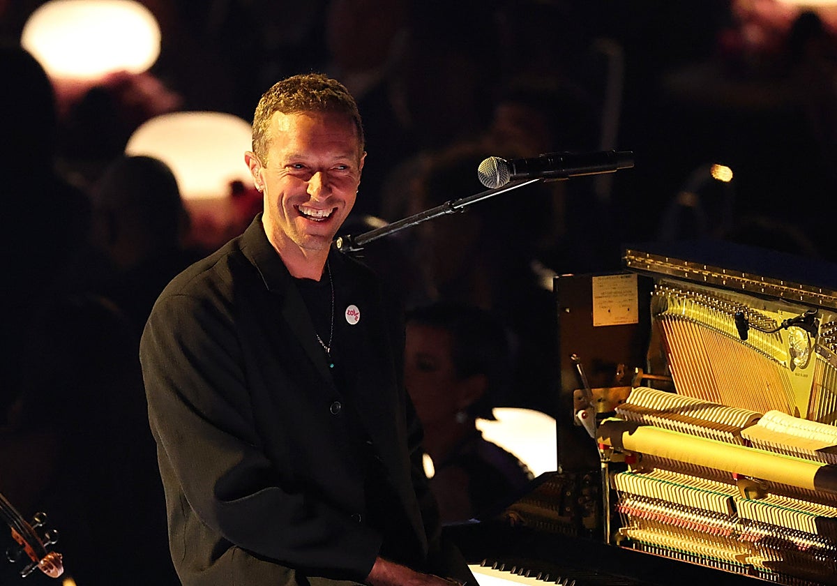 Chris Martin en un concierto
