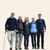 La Familia Real belga termina el Camino de Santiago como peregrinos anónimos