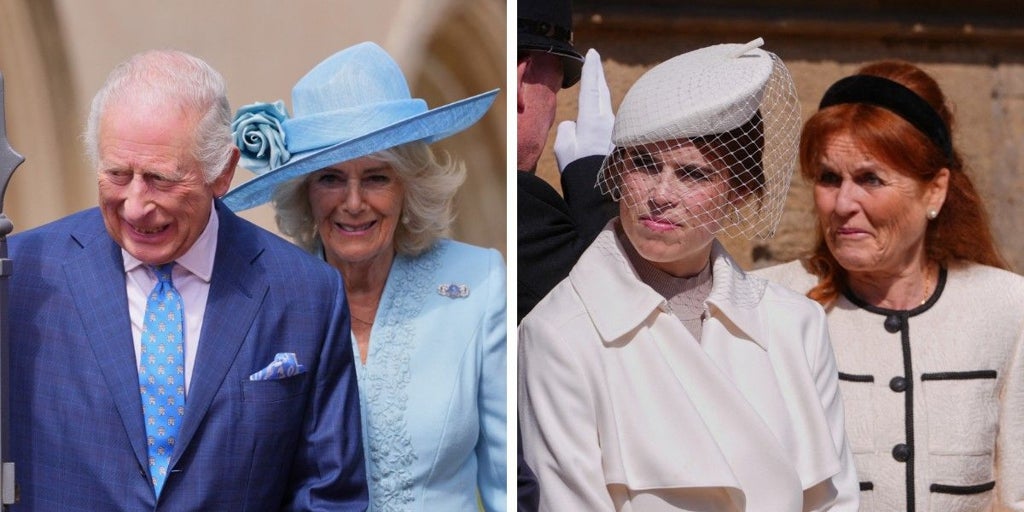 Las sorpresas de la misa de Pascua de la Familia Real británica: con Sarah Ferguson y sin los Príncipes de Gales
