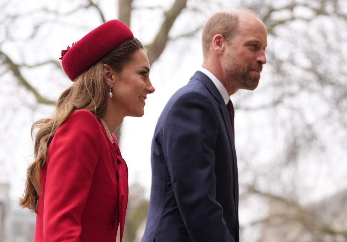 Kate Middleton y el Príncipe Guillermo, en una imagen del pasado mes de marzo.