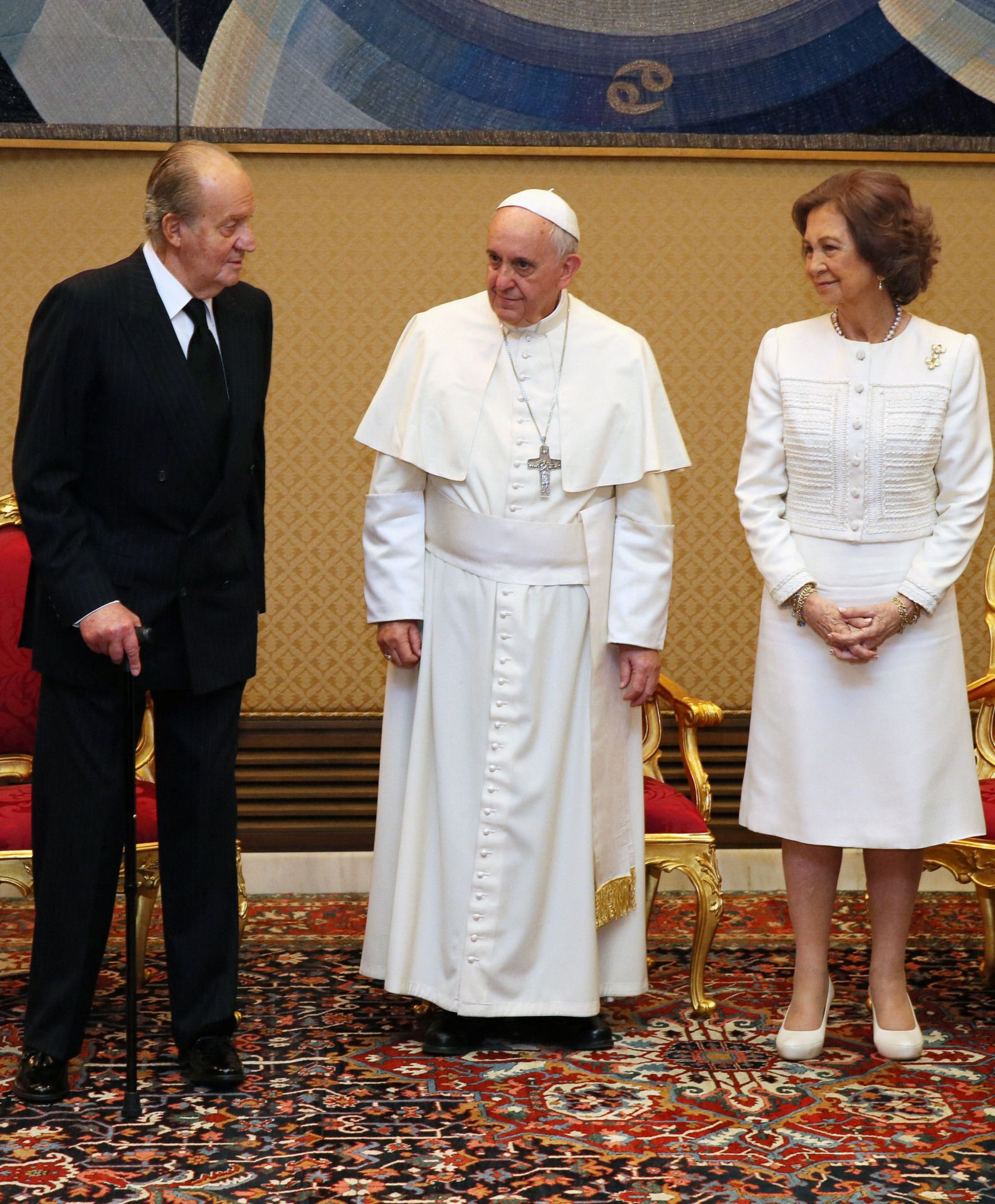 Actores, futbolistas, reyes y cantantes: los famosos que han visitado al Papa Francisco