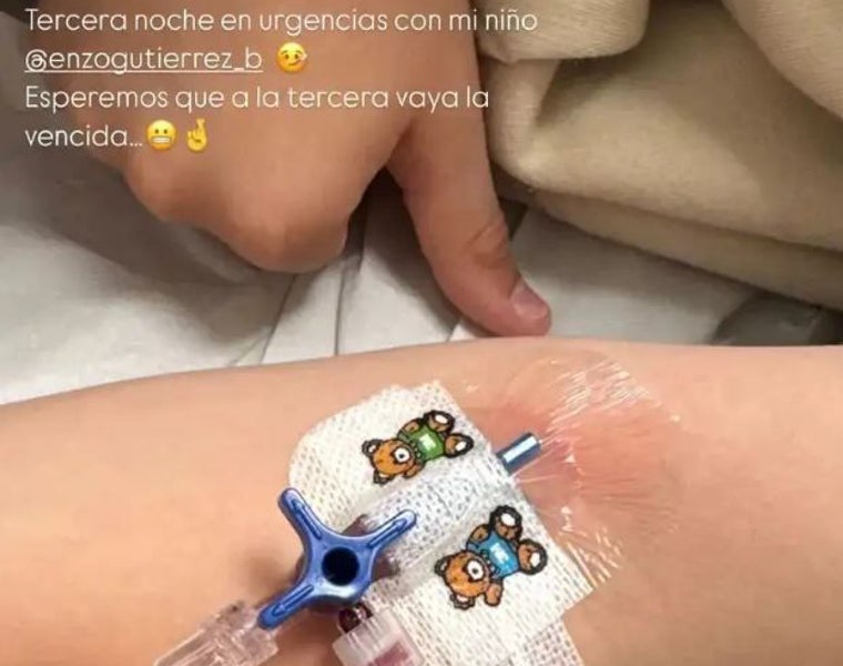 Preocupación por la salud del hijo mayor de Guti y Romina Belluscio