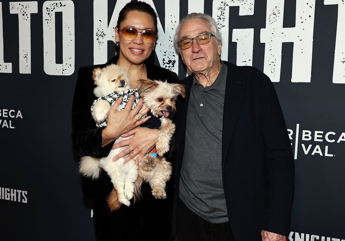 Robert De Niro, junto a su actual novia, Tiffany Chen.