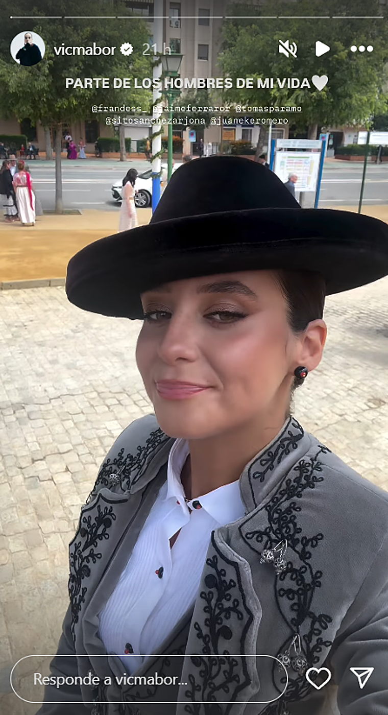 «Parte de los hombres de mi vida»: Victoria Federica y su círculo más íntimo en la Feria de Sevilla
