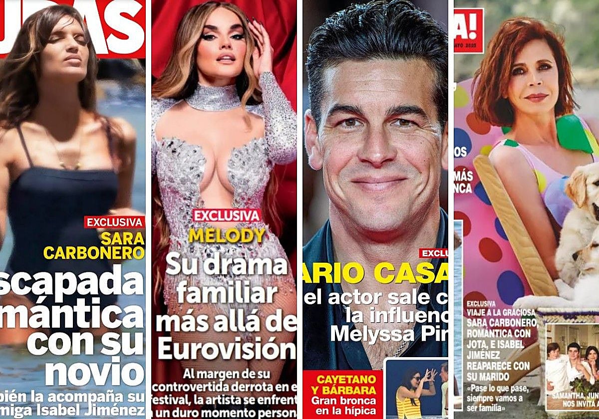 Las fotos de Mario Casas y Melyssa Pinto y el drama de Melody: las revistas de la semana