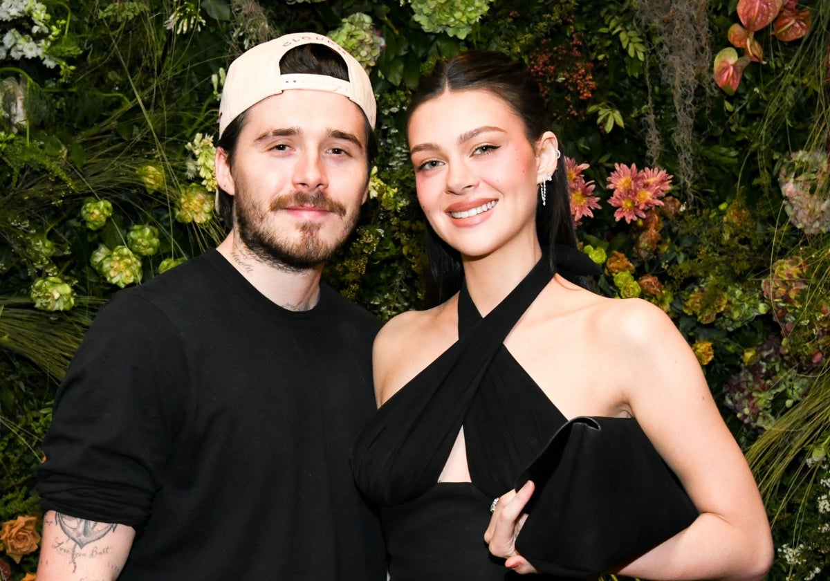 Brooklyn Beckham y Nicola Peltz, en una imagen de este mes.