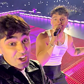 Pablo Vera: el tiktoker que se subió al escenario en el último concierto de Quevedo