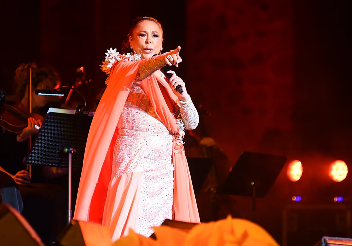 Isabel Pantoja, en un concierto reciente.