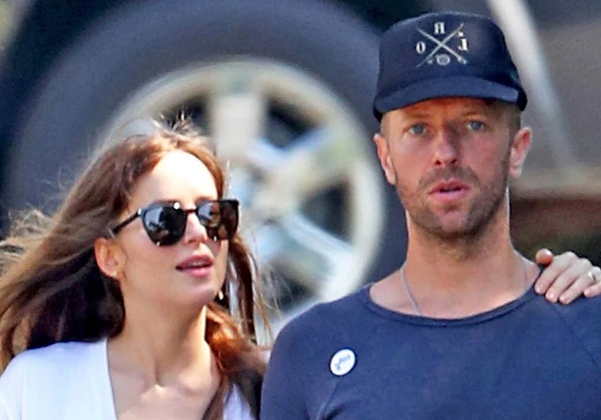 Dakota Johnson y Chris Martin