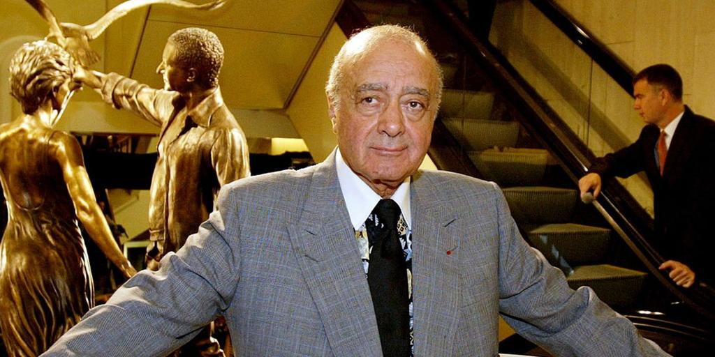 «mohamed al fayed pasó décadas espiando a clientas en los probadores de harrods», revela un nuevo libro