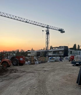 Imagen secundaria 2 - Las obras y la vista aérea de la mansión