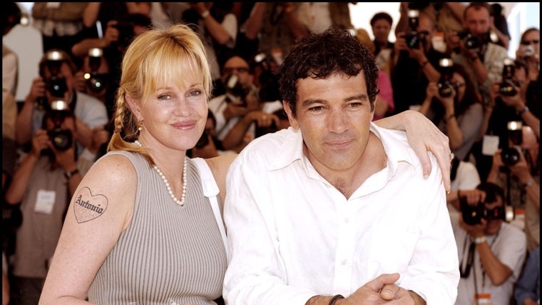 Melanie Griffith y Antonio Bnaderas