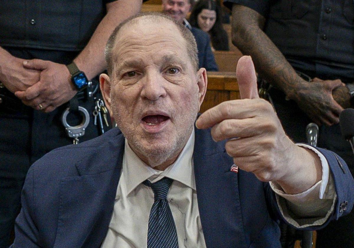 Harvey Weinstein, este miércoles en Nueva York durante el juicio.