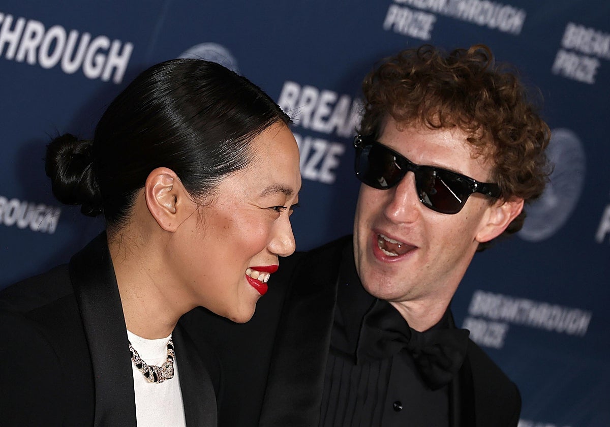 Mark Zuckerberg y su mujer, Priscilla Chan