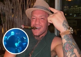 Conor McGregor noquea a un hombre con dos puñetazos en una discoteca de Ibiza y sigue de fiesta como si nada